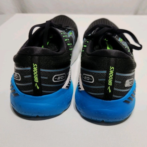 Brooks Glycerin GTS 20 Mens 12.5 Shoes Black Blue Or Running Walking 1103831D006 main image 9